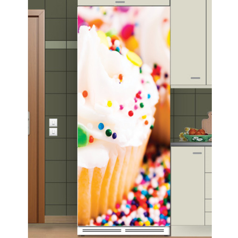 Αυτοκόλλητο ψυγείου με Cake